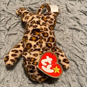 TY Teenie Beanie Babies Freckles the Leopard